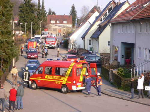 Minibagger riss Gasleitung ab – Feuerwehr konnte schnell eingreifen