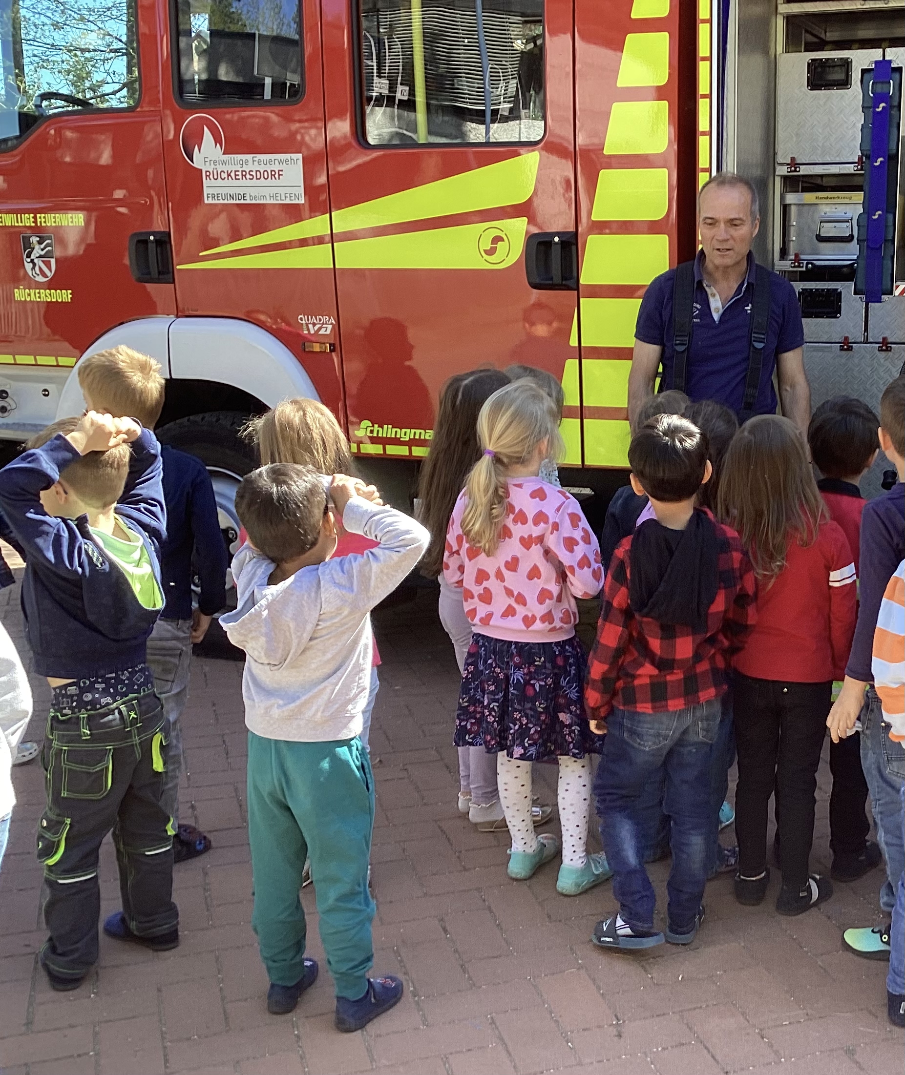Im Kindergarten zu Besuch